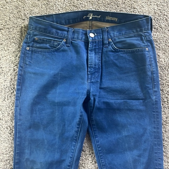 7 for all Mankind Men’s Slimmy Jeans - size 32 - Picture 2 of 6